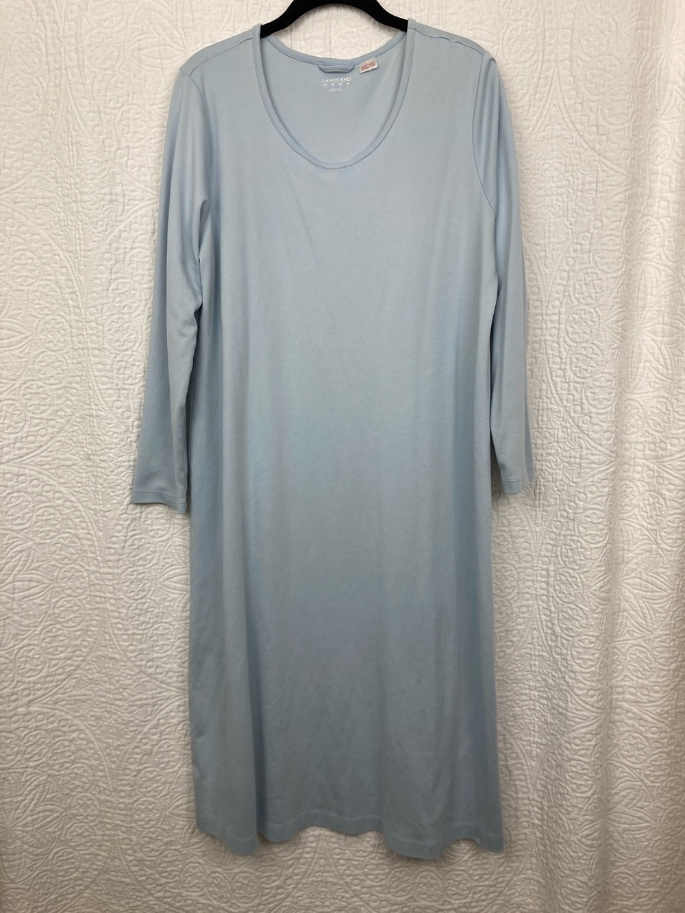 Women's Cotton Long Sleeve Midcalf Nightgown sz Large